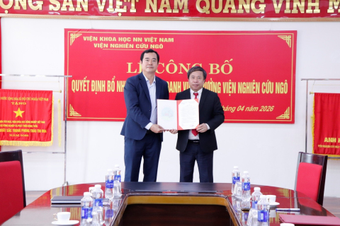 Viện Khoa học Nông nghiệp Việt Nam công bố quyết định bổ nhiệm lại Viện trưởng Viện Nghiên cứu Ngô cho Ông Nguyễn Xuân Thắng